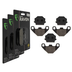 3 Kit plaquettes frein Av G, Av D et Ar Pour Quadzilla XLC 300 e Stinger de 2006 à 2010