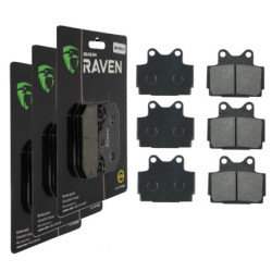 3 Kit plaquettes frein Av G, Av D et Ar Pour Yamaha RZ 250 RR de 1988 à Nc