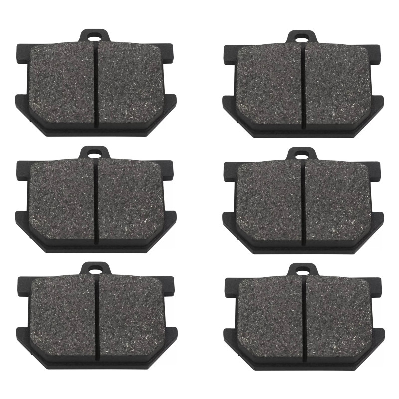 3 Kit plaquettes frein Av G, Av D et Ar Pour Yamaha XS 750  de 1977 à 1980 - Image 2