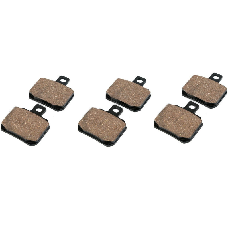 3 Kit plaquettes frein Av G, Av D et Ar Pour Piaggio Beverly 400 Tourer ie de 2008 à 2009 - Image 2