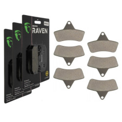 3 Kit plaquettes frein Av G, Av D et Ar Pour Arctic-cat 250 2x4 4x4 de 1999 à 2004