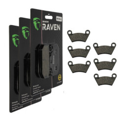 3 Kit plaquettes frein Av G, Av D et Ar Pour Polaris UTV 1500  de Nc à Nc