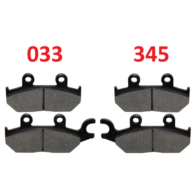 2 Kit plaquettes frein Av Ga et Av Dr Pour Can-am Commander 1000 MAX DPS/XT R EFI de 2014 à 2019 - Image 2