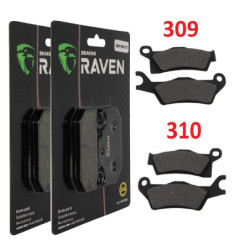 2 Kit plaquettes frein Av Ga et Av Dr Pour Can-am Renegade 1000 XC X de 2012 à 2016