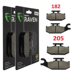 2 Kit plaquettes frein Av Ga et Av Dr Pour John-deere Trail Buck 650 EX EXT de 2004 à 2005