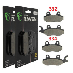 2 Kit plaquettes frein Av Ga et Av Dr Pour Keeway Silverblade 250 i de 2013 à 2014