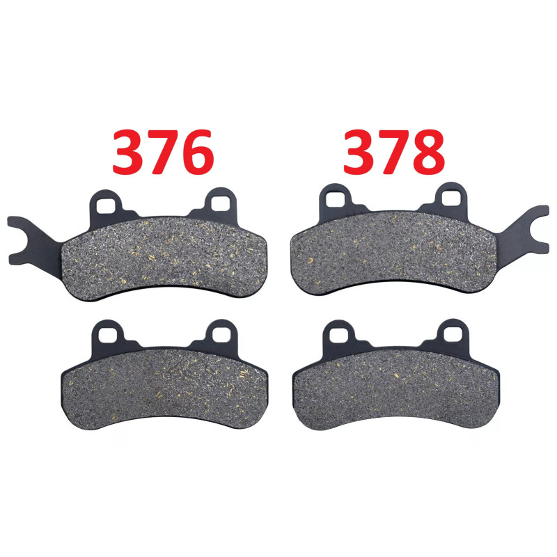 2 Kit plaquettes frein Av Ga et Av Dr Pour Can-am Defender 799  de 2016 à 2018 - Image 2