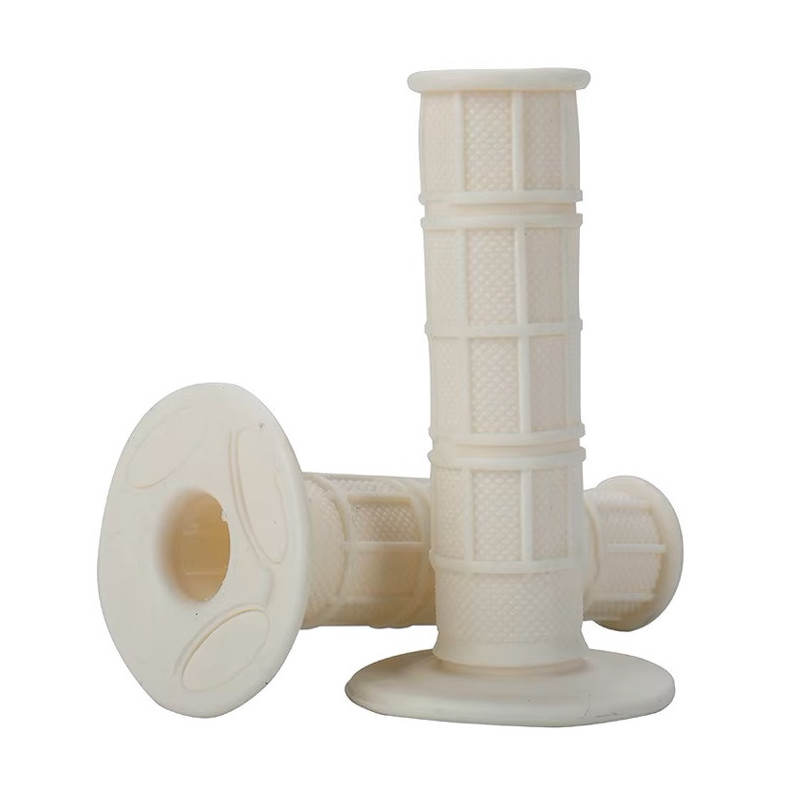 Poignées Blanche Pour Motos Yamaha YZ 100 Tout-terrain