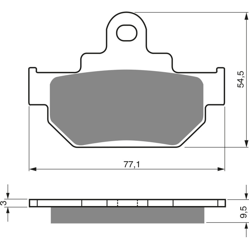 Plaquettes de frein Avant Pour Suzuki DR 500  de 1986 à 1988 - Image 3