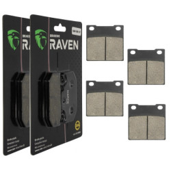 2 Kit plaquettes frein Av Ga et Av Dr Pour Suzuki GSX 500  de 1984 à 1985