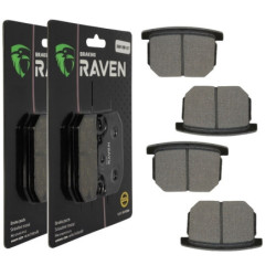 2 Kit plaquettes frein Av Ga et Av Dr Pour Suzuki GSX 1000  de 1982 à 1982