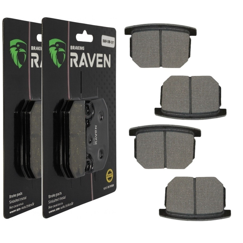 2 Kit plaquettes frein Av Ga et Av Dr Pour Suzuki GSX 1000  de 1982 à 1982