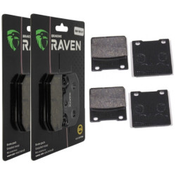 2 Kit plaquettes frein Av Ga et Av Dr Pour Suzuki RG 250 Gamma  de 1986 à 1987