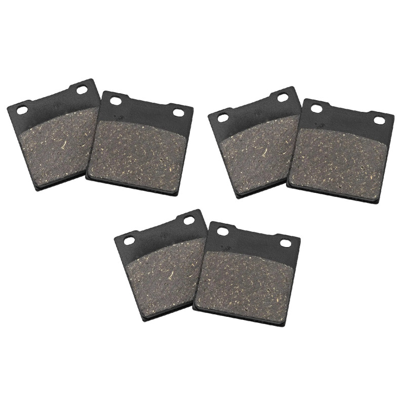 3 Kit plaquettes frein Av G, Av D et Ar Pour Suzuki GSX 500  de 1984 à 1985 - Image 2