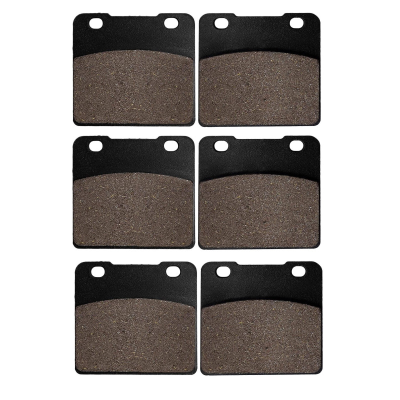 3 Kit plaquettes frein Av G, Av D et Ar Pour Suzuki GSX 1100 E ES EF de 1980 à 1983 - Image 2