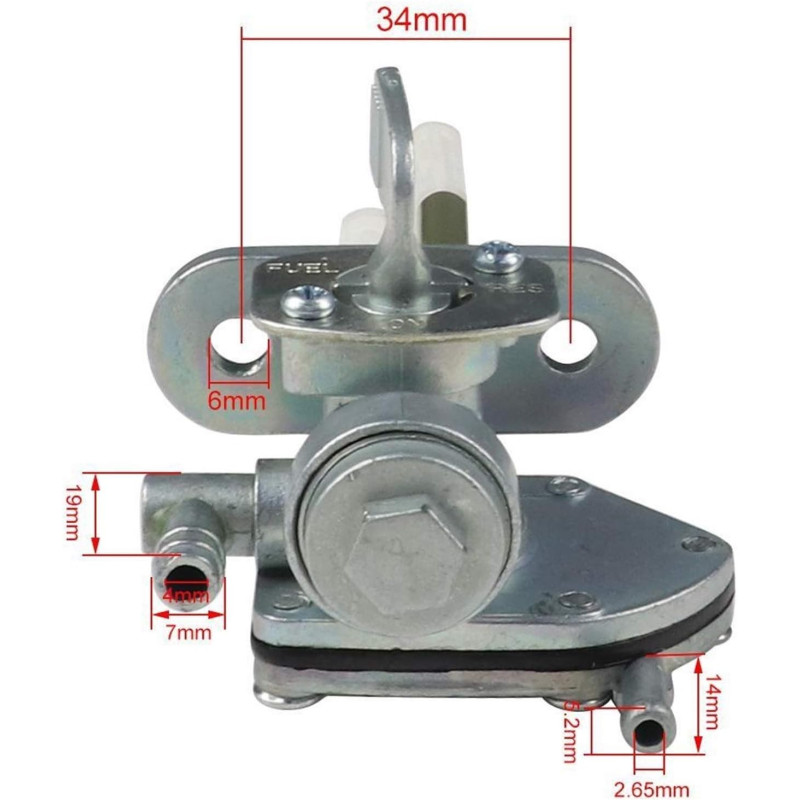 Robinet d'essence pour Suzuki DR-Z 400  de 2000 à 2020 - Image 2