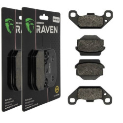 2 Kit plaquettes frein Av Ga et Av Dr Pour Suzuki LT-E 230 QuadRunner  de 1987 à 1993