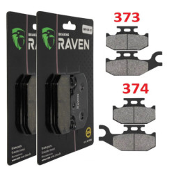 2 Kit plaquettes frein Av Ga et Av Dr Pour Suzuki LT-A 500 KingQuad  de 2009 à 2025