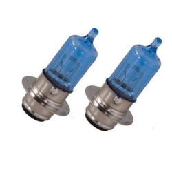 2 Ampoules phare xenon super white pour Suzuki LT-E 250 QuadRunner  de 1985 à 1987