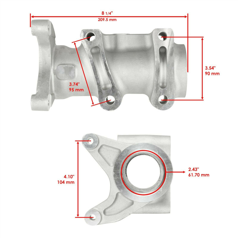 Moyeu arrière complet pour Suzuki LT-Z 400 QuadSport  de 2004 à 2008 - Image 2