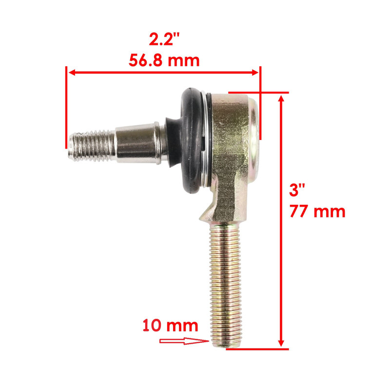 Paire de rotules de direction pour Suzuki LT-Z 400 QuadSport  de 2003 à 2008 - Image 2