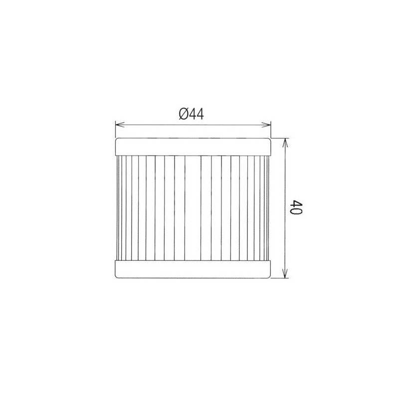 Filtre à Huile pour Suzuki GS 125  de 1982 à 2000 - Image 2