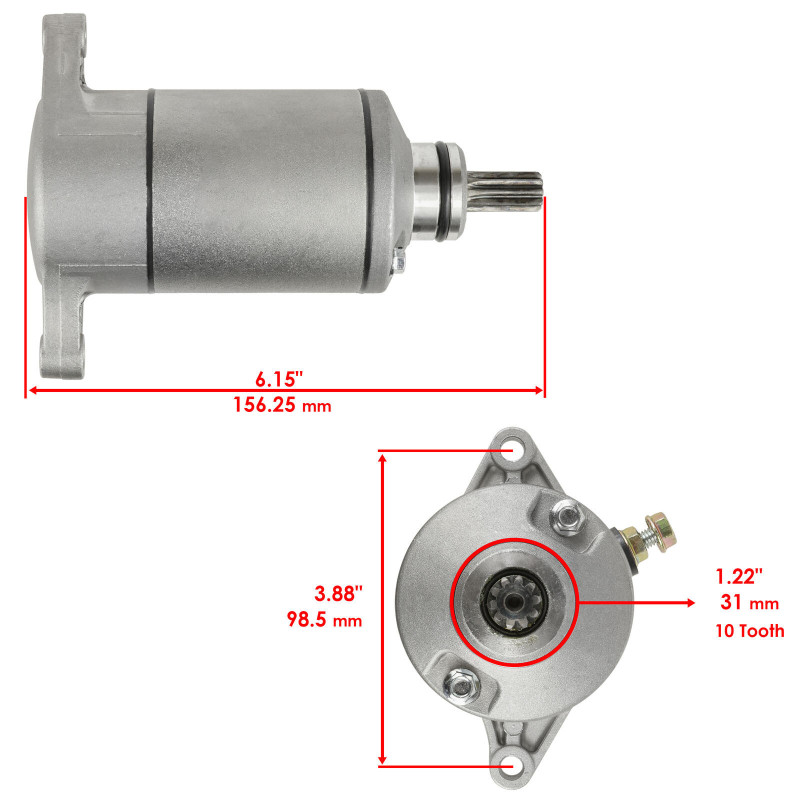 Démarreur pour Suzuki LT-F 300 KingQuad  de 1991 à 2004 - Image 2
