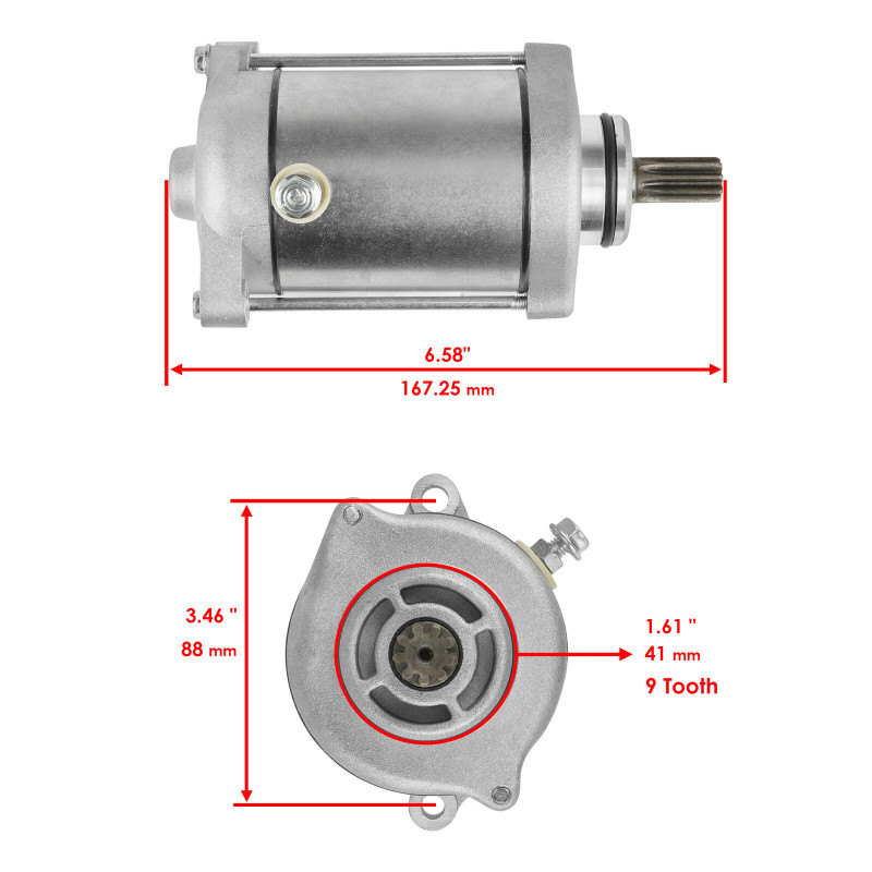 Démarreur pour Suzuki LT-A 500 KingQuad  de 2000 à 2007 - Image 2