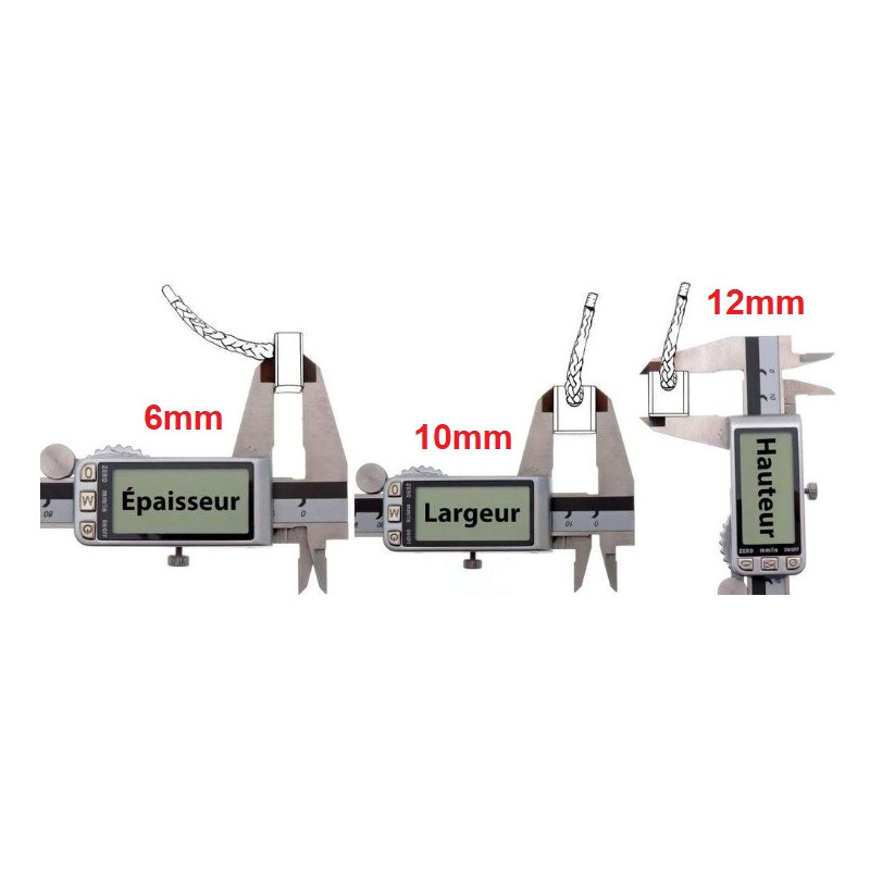 4 Charbons de démarreur pour Suzuki VS 1400 Boulevard S83  de 1997 à 2004 - Image 2