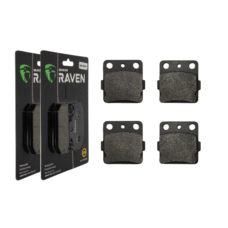 2 Kit plaquettes frein Av Ga et Av Dr Pour Honda TRX 500 Foreman  de 2014 à 2019