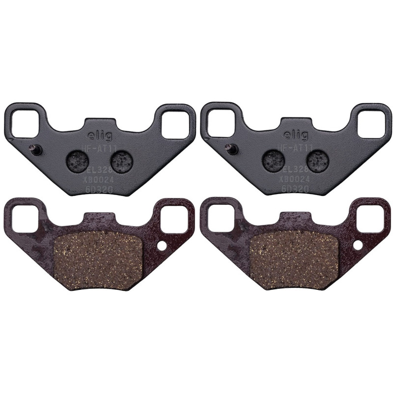 2 Kit plaquettes frein Av Ga et Av Dr Pour Honda TRX 350 FourTrax  de 1986 à 1993 - Image 2