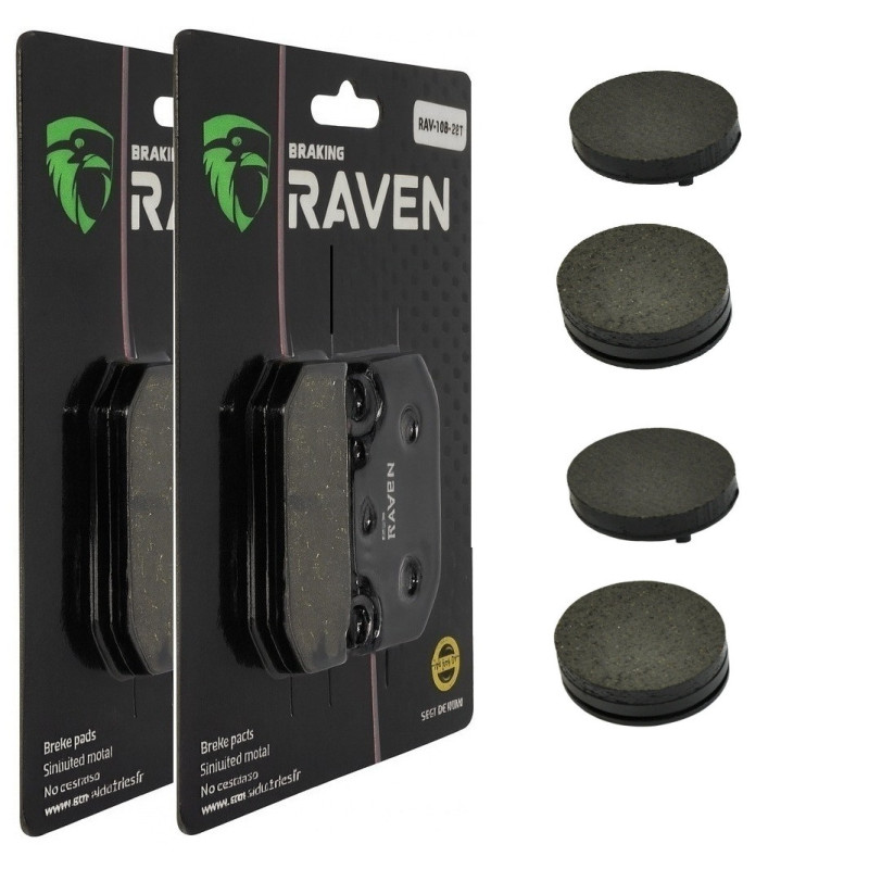 2 Kit plaquettes frein Av Ga et Av Dr Pour Honda FL 250  de 1977 à 1983