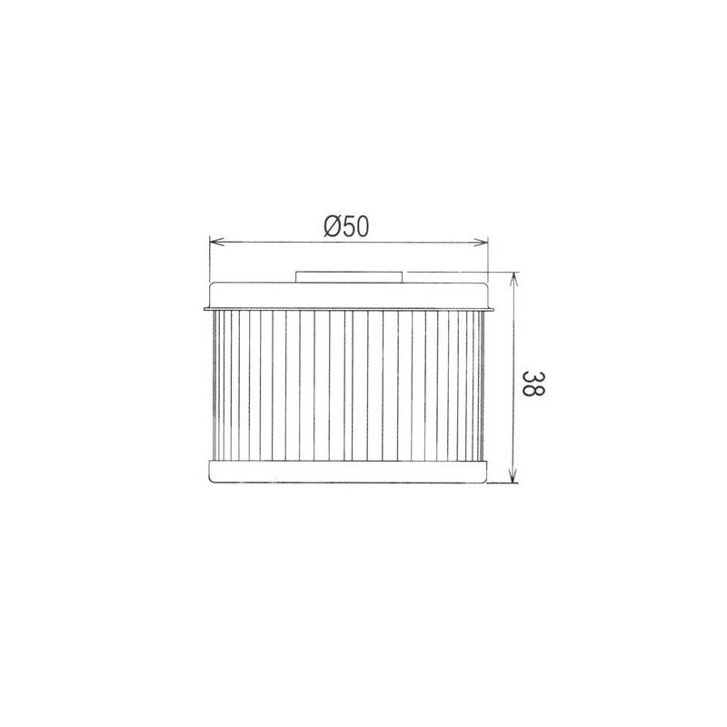 Filtre à Huile pour Honda TRX 250 Sportrax  de 1985 à 1987 - Image 2