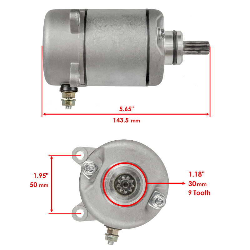 Démarreur pour Honda TRX 250 Recon  de 2008 à 2016 - Image 2