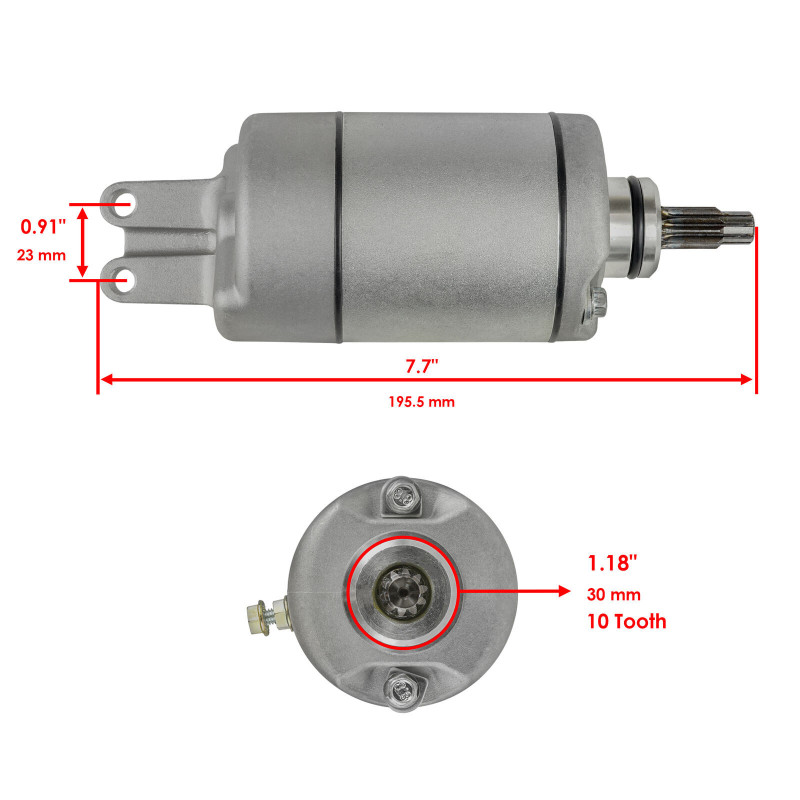 Démarreur pour Honda TRX 500 Foreman  de 2005 à 2011 - Image 2
