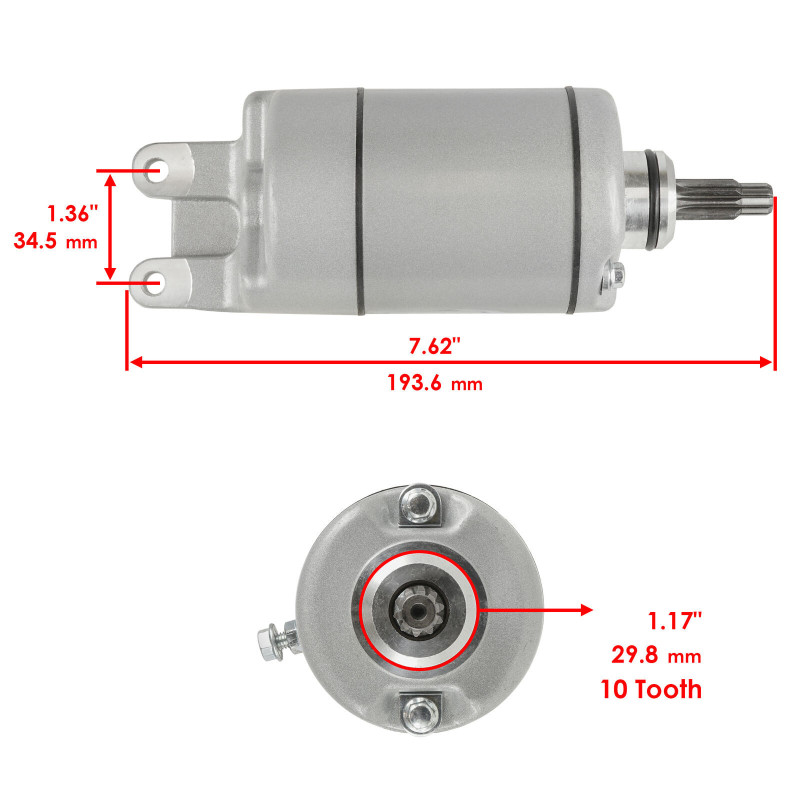 Démarreur pour Honda ATC 250 ES SX ES Big Red de 1987 à Nc - Image 2