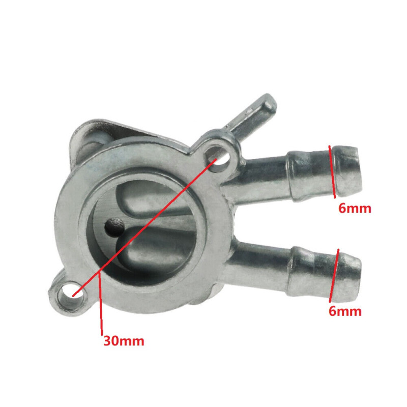 Robinet d'essence pour Honda TRX 125 FourTrax  de 1984 à 1986 - Image 2