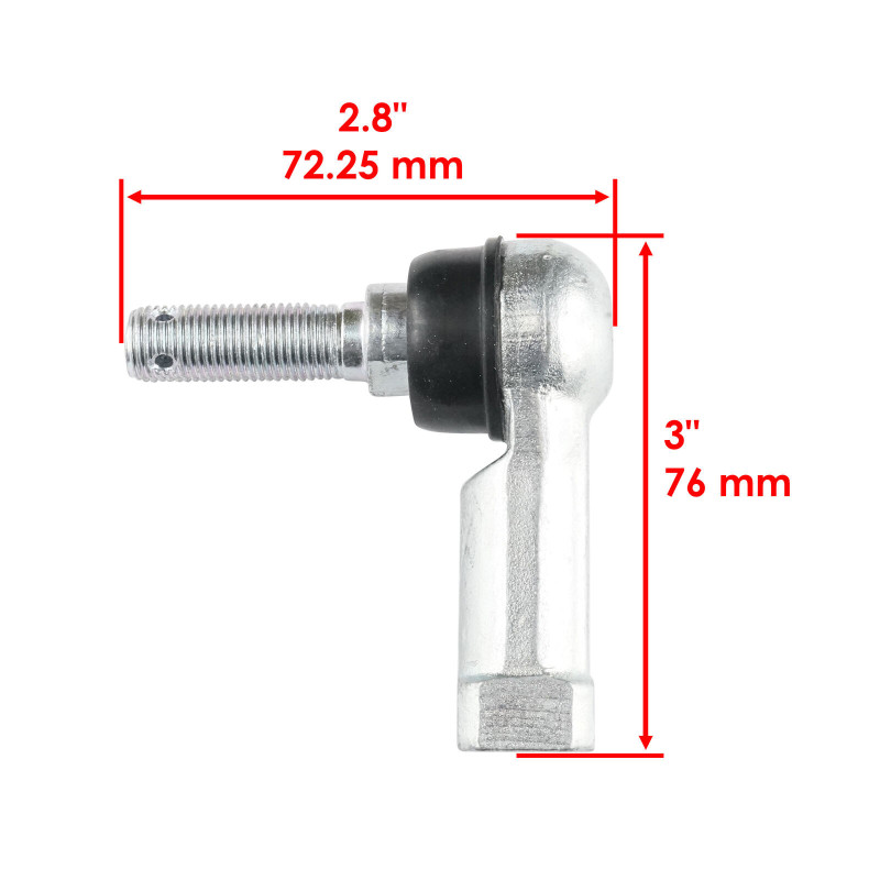 Paire de rotules de direction pour Honda TRX 450 Foreman  de 1998 à 2004 - Image 2