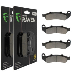 2 Kit plaquettes frein Av Ga et Av Dr Pour Honda CBR 1000 F  de 1993 à 1999