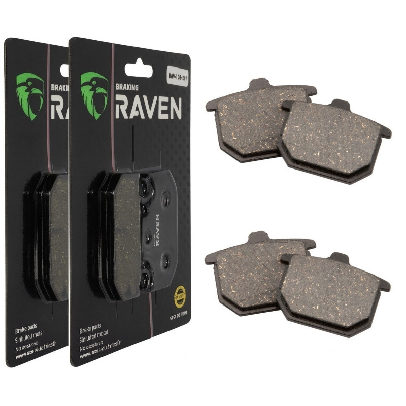 2 Kit plaquettes frein Av Ga et Av Dr Pour Honda CBX 1000 Super Sport  de 1979 à 1980