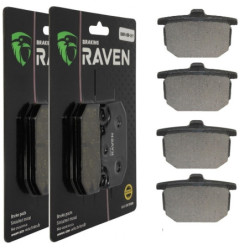 2 Kit plaquettes frein Av Ga et Av Dr Pour Honda GL 1100 Gold-Wing  de 1980 à 1981