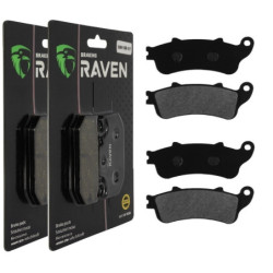 2 Kit plaquettes frein Av Ga et Av Dr Pour Honda NT 650 Deauville  de 2002 à 2005