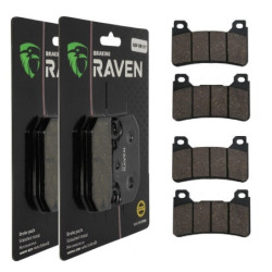 2 Kit plaquettes frein Av Ga et Av Dr Pour Honda CBR 600 RR  de 2005 à 2009