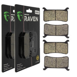 2 Kit plaquettes frein Av Ga et Av Dr Pour Honda CB 1100  de 2018 à 2021