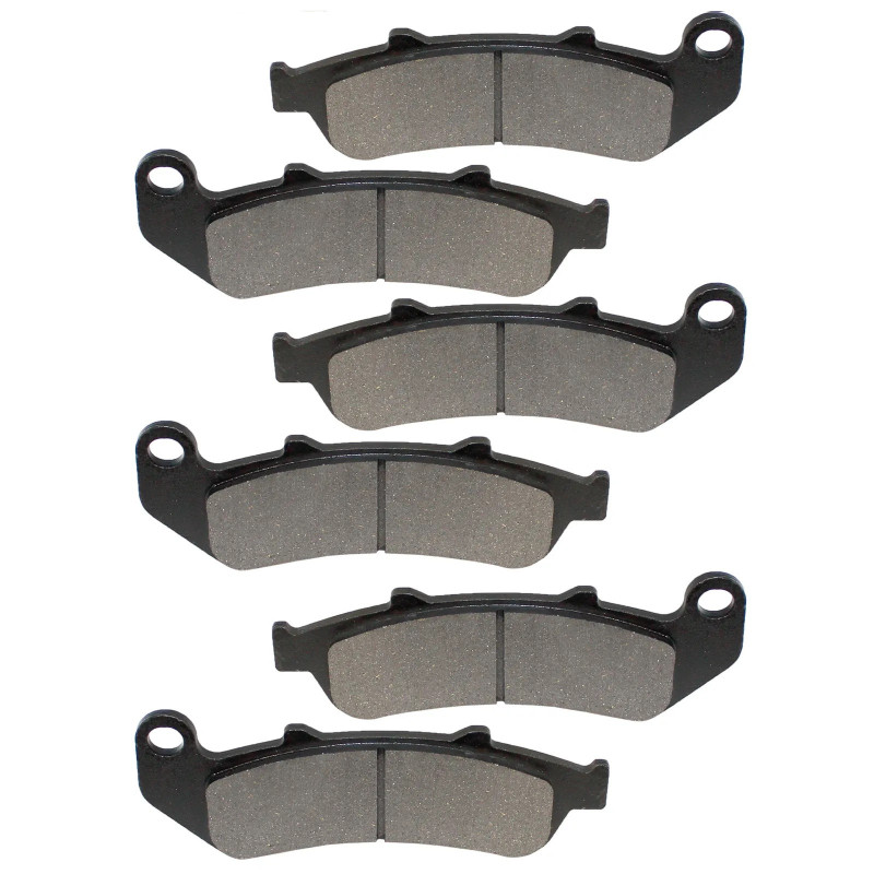 3 Kit plaquettes frein Av G, Av D et Ar Pour Honda CBR 1000 F  de 1993 à 1999 - Image 2