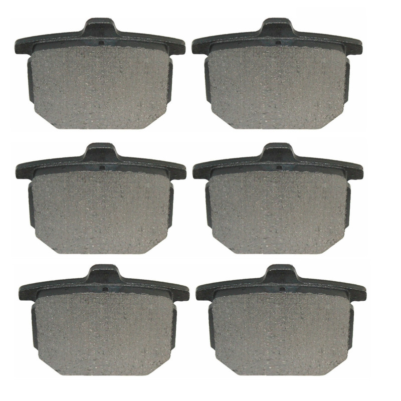 3 Kit plaquettes frein Av G, Av D et Ar Pour Honda CB 750 Super Sport  de 1978 à 1982 - Image 2