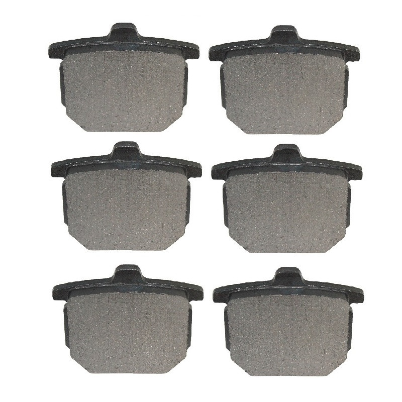 3 Kit plaquettes frein Av G, Av D et Ar Pour Honda GL 1100 Gold-Wing  de 1980 à 1981 - Image 2