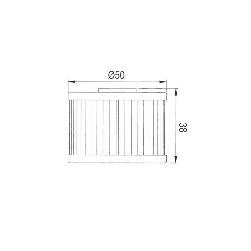 Filtre à Huile pour Honda NX 650 Dominator  de 1988 à 2002 - Image 2