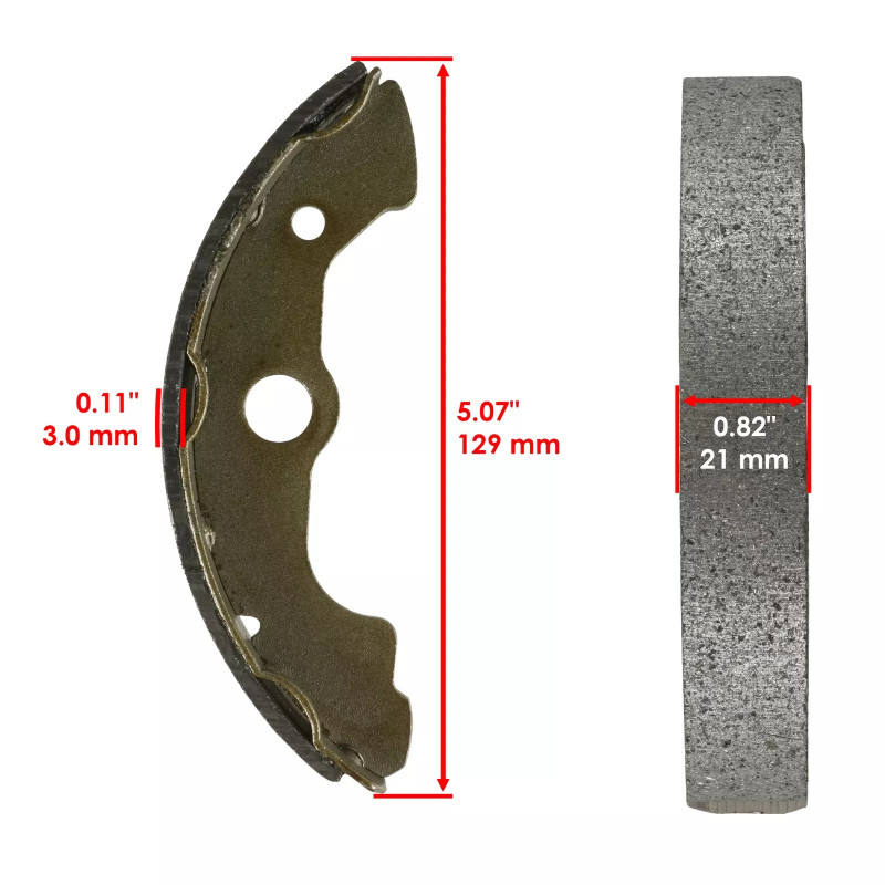Machoire de frein Av Ga et Av Dr Pour Honda TRX 350 Fourtrax  de 2004 à 2006 - Image 2