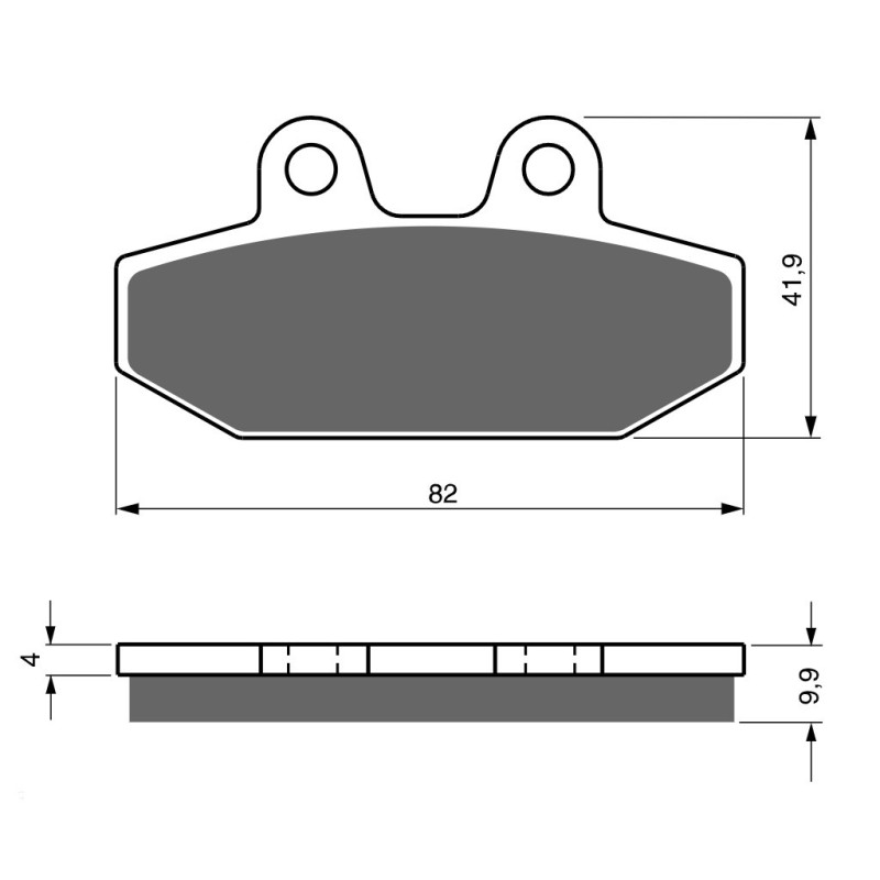 Kit plaquettes Arrière Pour Harley-davidson Softail Heritage FLHCSANV de 2023 à 2023 - Image 3